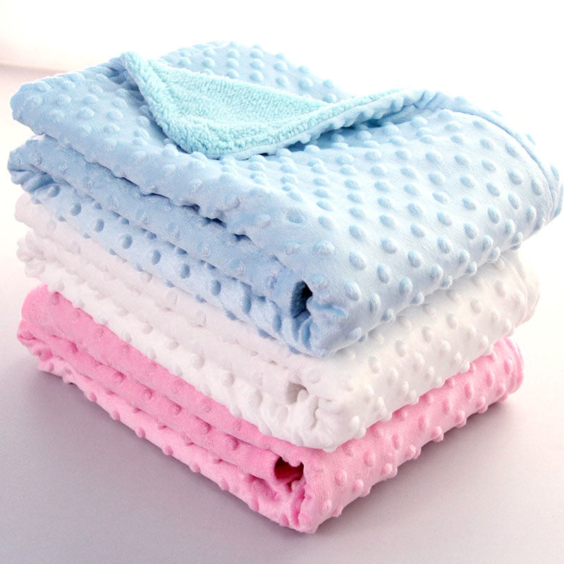 Polar Dot Newborn Baby Swaddle Blanket