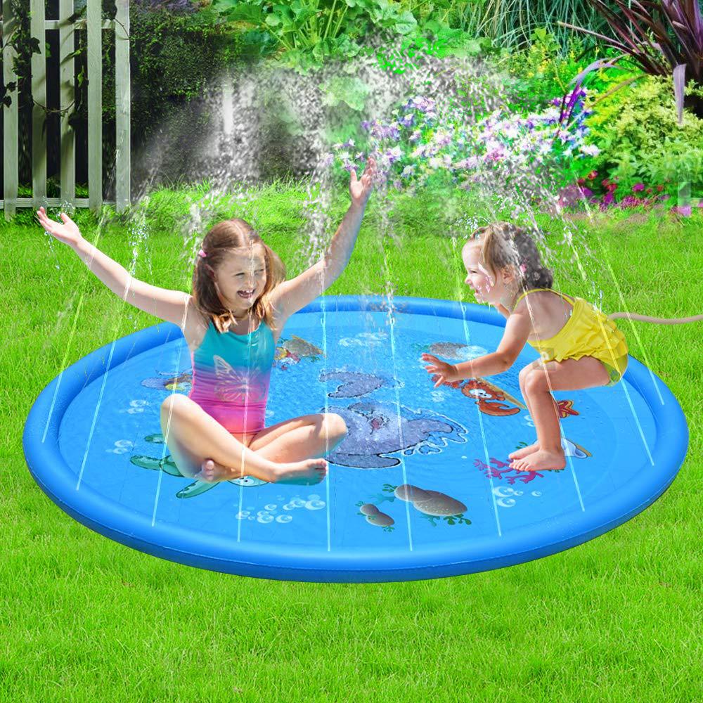 Kids Splash & Spray Water Play Mat Durable
