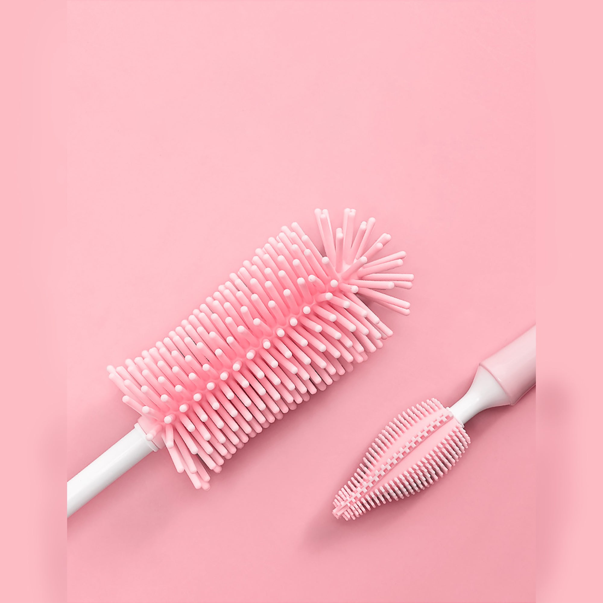 Silicone Baby Bottle & Straw Cleaning Brush Set