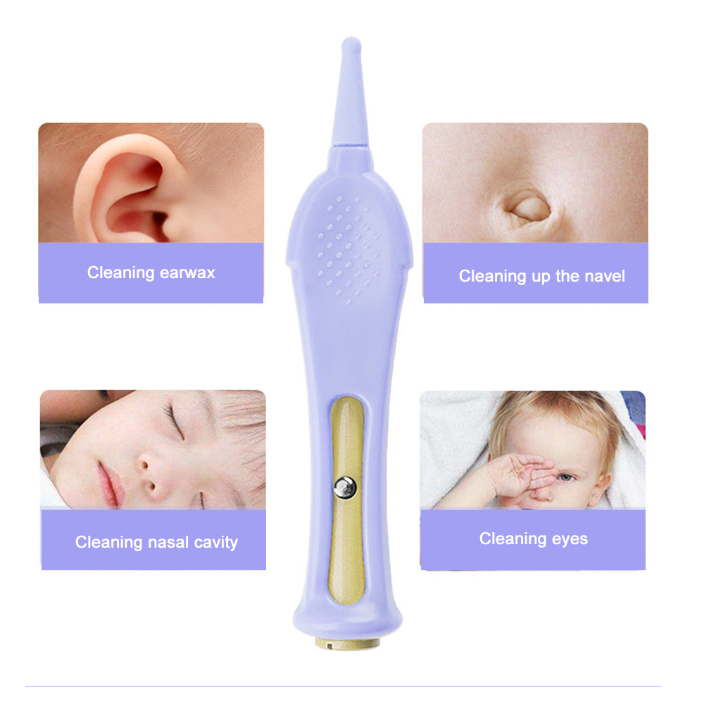 Electric Baby Nasal Aspirator with LED Light – Safe & Gentle Nose Cleaner