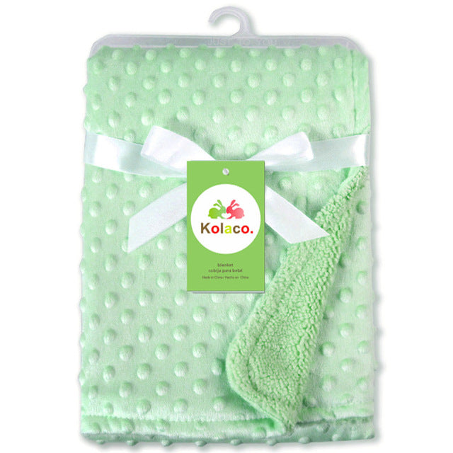 Polar Dot Newborn Baby Swaddle Blanket