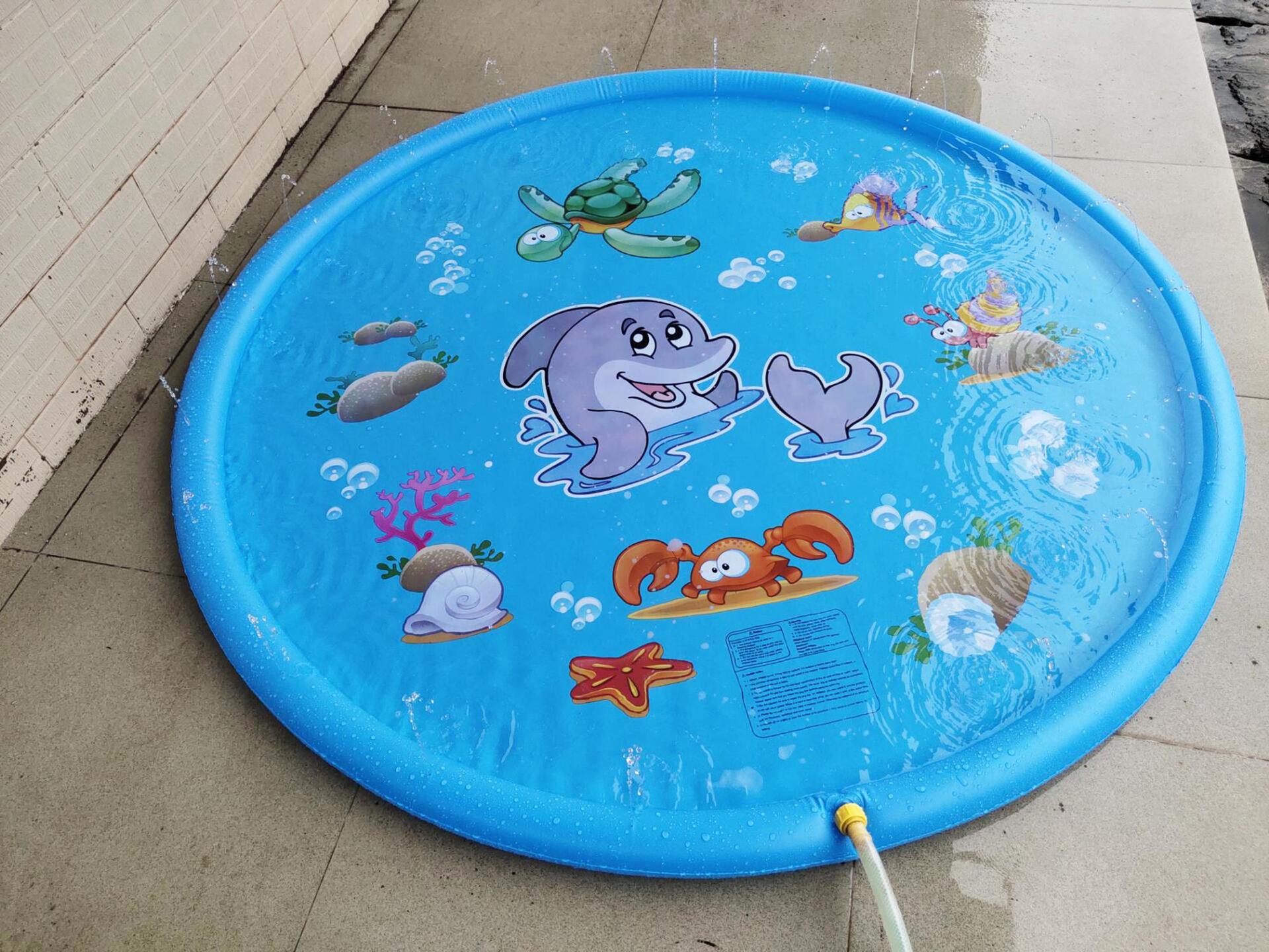 Kids Splash & Spray Water Play Mat Durable