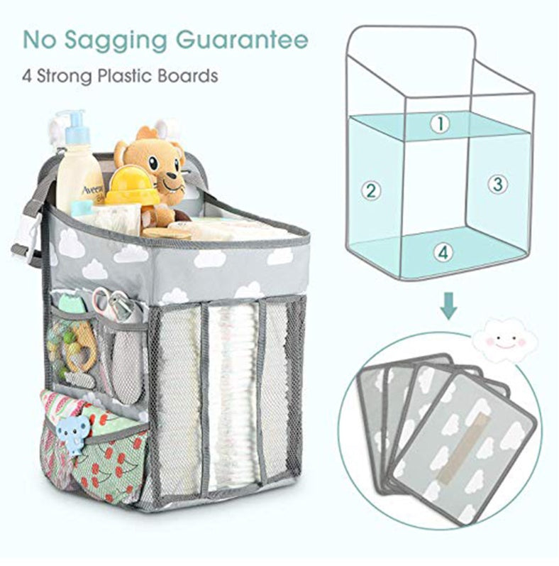 Portable Crib Pocket Organizer