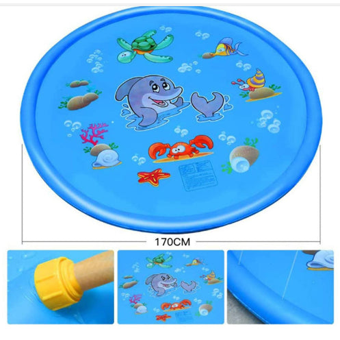 Kids Splash & Spray Water Play Mat Durable